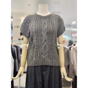 오조크 세이브존01 꽈베기 라운드 반팔스웨터 FOTWCWR585P