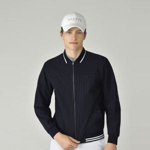 [헤지스골프][BEST]남성 핀스트라이프 스태디움 점퍼(HUJU5C614N3)