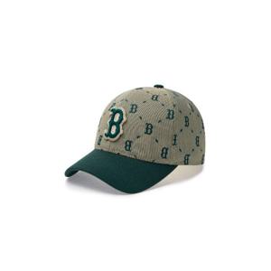 M MLB모자 GQC 7ACPMD34N-43BGL 다이아 모노그램 자카드 챙배색 볼캡 보스턴 레드삭스