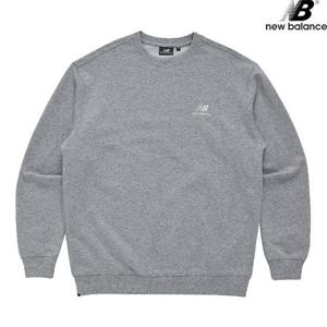 뉴발란스 NBNCD11023-GR 에센셜 빅로고 맨투맨 남녀공용 긴팔티