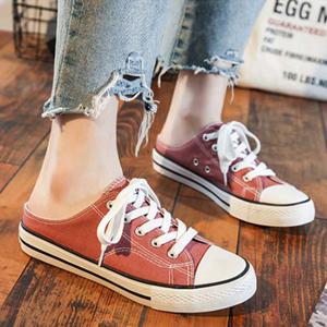 여자 뮬스니커즈 핑크 운동화 보세화 신발 캐주얼