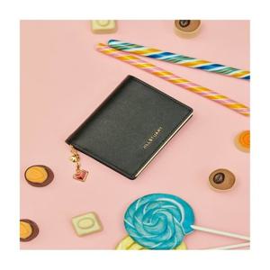 [질스튜어트] 플라워참장식 소가죽 명함카드지갑 핑크 JAWA6E712P2