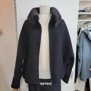 올리비아하슬러 DP01 카라 밍크 코트 OHEWLF802