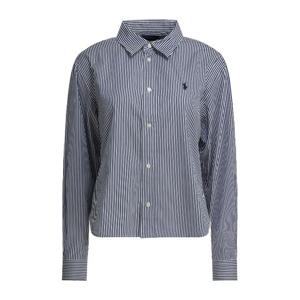 랄프로렌 로고 스트라이프 코튼 셔츠 211891419001 1322 WHITE