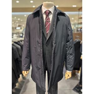 [리얼지오지아][즉시출고가능] 다크 네이비 프리미엄 경량 맥 구스다운 코트 ABF4FP1905