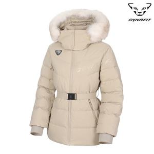 LJS  다이나핏  여성 블랙라이트 사파리 구스다운 점퍼 베이지 (YWW24526E1)