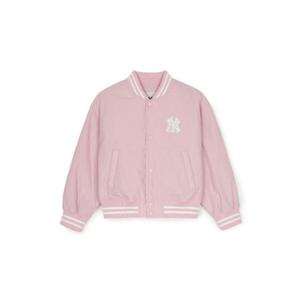 M MLB키즈패딩 NQK 7FJPV0451-50PKM 걸즈 스트릿 바시티 크롭 패딩점퍼 뉴욕양키스