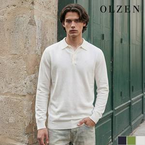 [올젠] 스프링 자수 카라 니트 I (ZAE1ET1901)