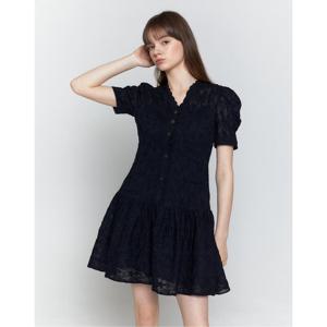 질스튜어트 뉴욕 여성 25SS 네이비 자수장식 코튼 원피스 WJDR5B750N3