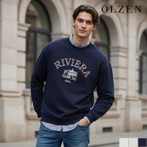 [올젠] 올리버 라운드 맨투맨 티셔츠 (ZME1TH1901)