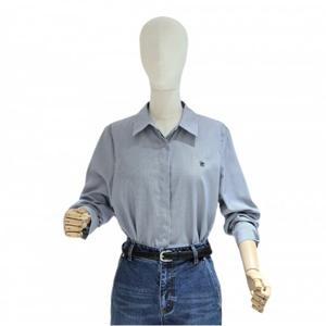 플라스틱아일랜드  스탠다드핏 셔츠 블라우스 (PR7WB261)