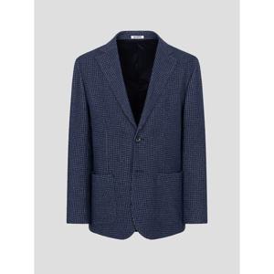 [로가디스] FORTEX 미니멀 패턴 조직물 저지 재킷 - 네이비 (RY6111P01R)