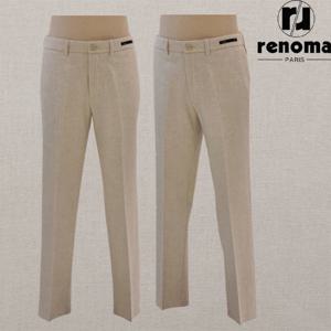 [레노마캐주얼][클리어런스]FW 아이보리 겨울원단 울 모직 밴딩 팬츠 슬랙스 RPMLBP630A