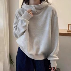 [드넬]더블버튼후드티셔츠DWT54228A