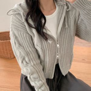 [드넬]꽈크롭후드집업DWK54232A