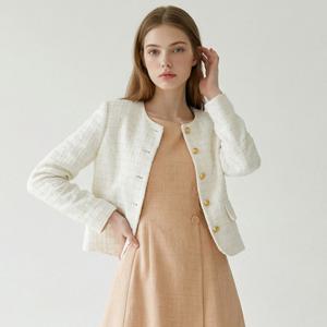 [포커스]골드 버튼 오피스 트위드 자켓 PBINF6S1JK1041