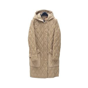 (명품) 버버리 다이아몬드 퀼팅 후드 코트 804871