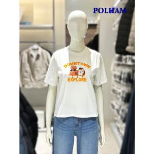 [폴햄]여성 쿨코튼 반팔 티셔츠 PHG2TS2450 -US