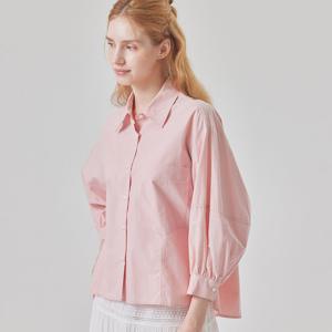 [매긴]벌룬 슬리브 언발런스 블라우스_PBMF6S1BL5050