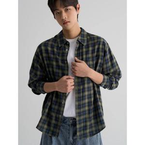(456164SS2M) [에잇세컨즈] 컬러 체크 셔츠  그린