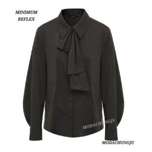 [미니멈]MD 리본 벌룬 블라우스 MD MYDAWB0750DG