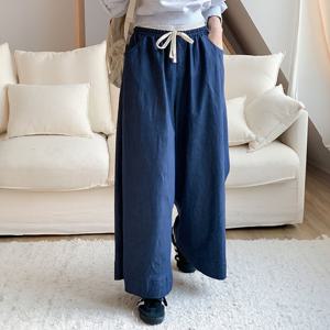 [올리비에스클로젯] 내추럴 스트링 밴딩 와이드 팬츠_O2602PT014A