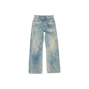 아크네 패치 데님 와이드 진 A00575