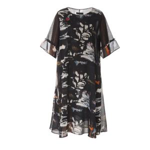 [몬테밀라노]헤븐나염 쉬폰 원피스 QK406O1682A