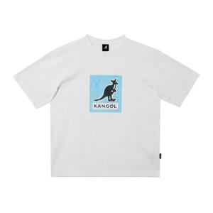 캉골 페인티드 캥거루 티셔츠 2821 오프화이트 KSECST28210