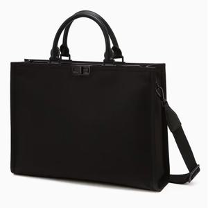 [닥스핸드백] 블랙 버클장식 나일론 서류가방DBBA6E029BK