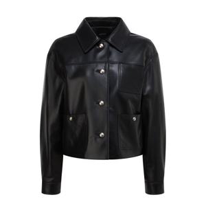 질스튜어트뉴욕   26SS 블랙 포켓 양가죽 점퍼 JSJU6B411BK