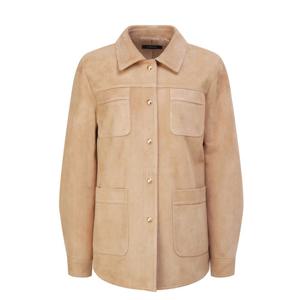 질스튜어트뉴욕   26SS 베이지 포켓 양가죽 점퍼 JSJU6B420I2