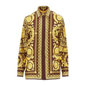 베르사체 패턴 버튼 프런트 셔츠 1001360 1A04236 5R770