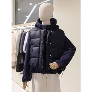 SOUP 숲 버튼업 후드 티셔츠 패딩 베스트 (SC1PA8A)