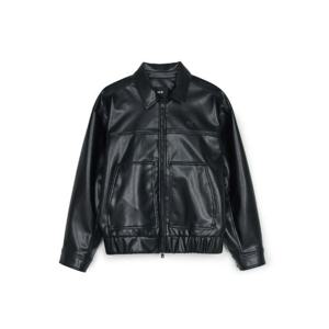 MLB자켓 JQT 3AJPB0651-50BKS 베이직 카라 레더자켓 뉴욕양키스