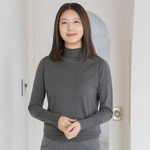 엄마옷 마담4060 니트 여성 데일리 비스반폴라 -ZKN2601023-