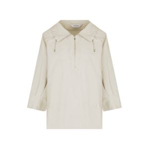 샤트렌 타소재 후드 블라우스_HCEMBL302