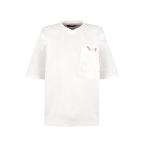 샤트렌 브이넥 포켓 포인트 티셔츠_HCEMTS208