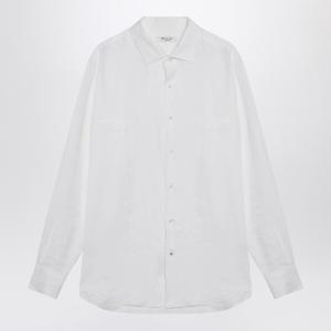 로로피아나 체스트 패치 포켓 리넨 셔츠 FAF2545LI 1005