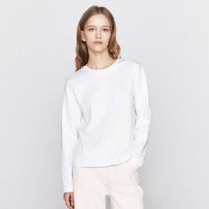 [지오다노]여성 코튼 인터락 기본 라은드 베이직 티셔츠 326502