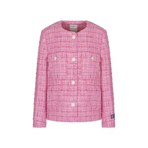 [샤트렌]샤트렌 크루넥 프린지 숏 트위드 봄 재킷_HCESJK101