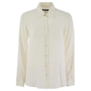 26 SS 위켄드 막스마라 아보리오 001 버튼 롱슬리브 실크 셔츠 2425116021600