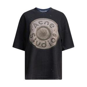 아크네 스튜디오 반팔 티셔츠 CL0362 Black