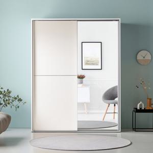 파로마 네오 카로프 슬라이딩 투톤 거울옷장 1600 NES1814