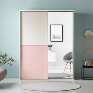 파로마 네오 카로프 슬라이딩 투톤 거울옷장 1200 NES1813