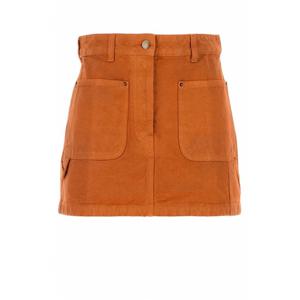 [PRADA] 라프리마 여성 스커트 21H030SOOO19A5 F0049 오렌지 /2