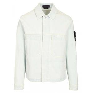 [STONE ISLAND] 라프리마 남성 바이커 자켓 인디고 DENIMULTRA 블리치드 BLUE 엑스트라 BLEACH 4100006S00J9 VJ203 Blue /15