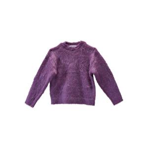 [SUNNEI] 라프리마 남성 크루 넥 Hairy 니트 라운드 스웨터 RTWXKNW0330035 Purple /8