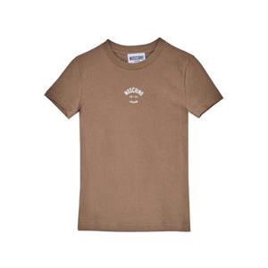 [MOSCHINO] 라프리마 여성 티셔츠 로고 070782361095 Brown /8