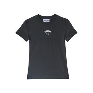 [MOSCHINO] 라프리마 여성 티셔츠 로고 070782361555 블랙 /8